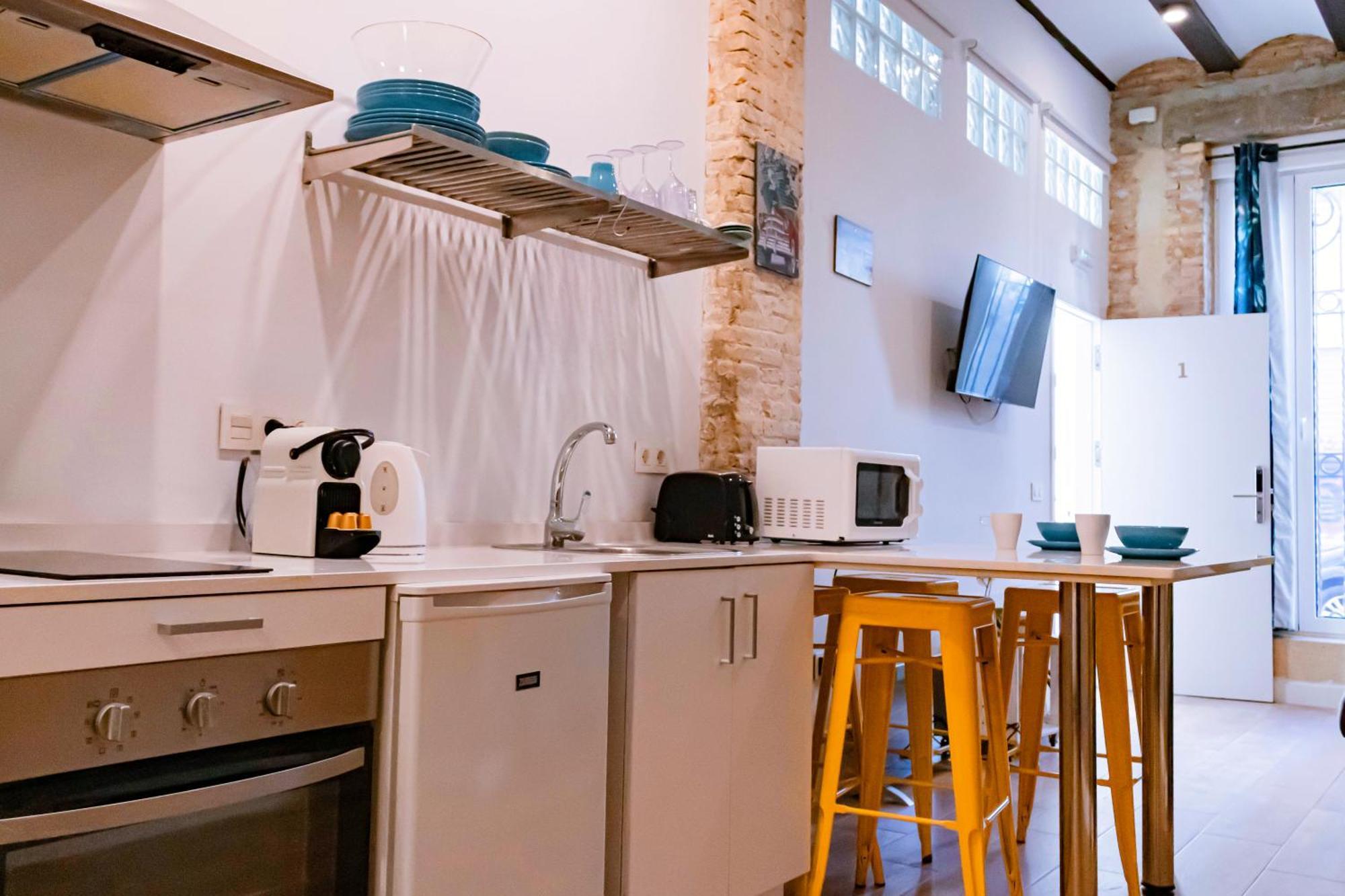 Loft Independiente Con Piscina Compartida En Centro De Valencia Ngoại thất bức ảnh